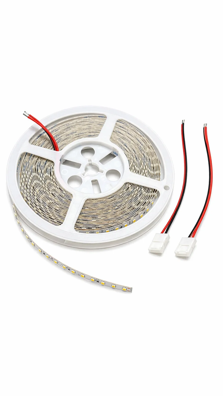 Luz led de manguera plana blanca